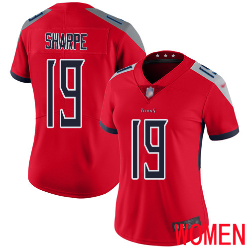 Tennessee Titans Limited Red Women Tajae Sharpe Jersey NFL Football #19 Inverted Legend->youth nfl jersey->Youth Jersey